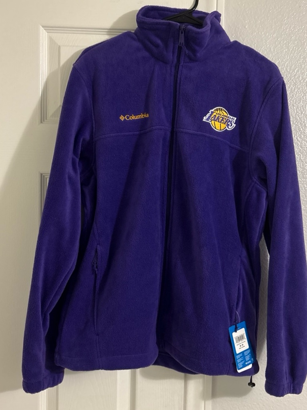 Columbia Purple Lakers Fleece Jacket with Gold Logo